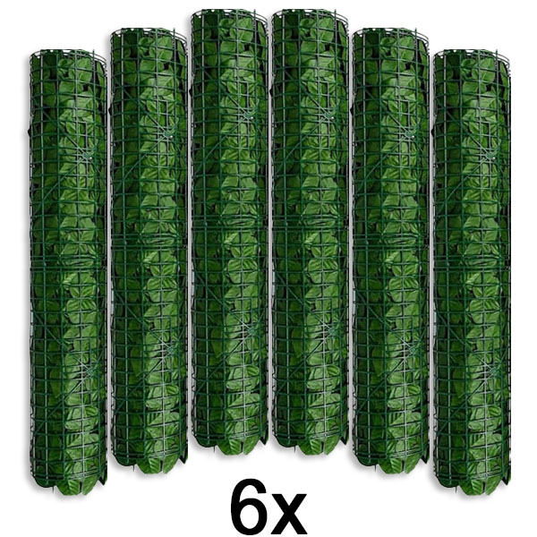 6x Panel za zasebnost z umetnimi listi | LEAFPANEL