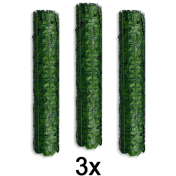 3x Panel za zasebnost z umetnimi listi | LEAFPANEL