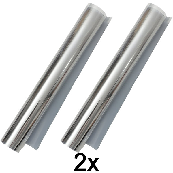 2x Samolepilna zrcalna folija (45 x 200 cm) | FOILBLISS